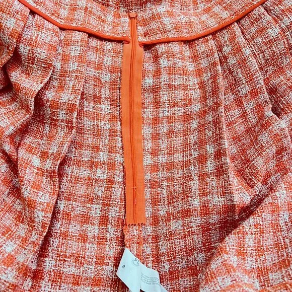 🎈HOST P 🎈 NEW ZARA Tweed Pleated Structured Mini High Waist Plaid Skirt, XXL - Picture 13 of 16